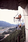 windy day on the grand wall
