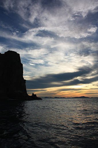Sonnenuntergang auf dem Boot...