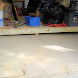 A part of the project for me was to level this section of floor in the entryway, as we wanted it lower than the rest of the room