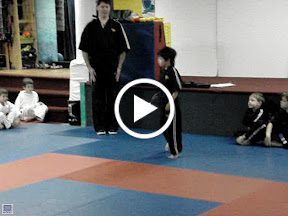 Kai's graduation to green belt
