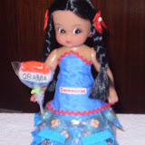 Democratic dolls with Obama candies, by Teana Allen
