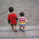 Kai and Eidan in Kagoshima City