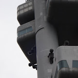 “Giant Babies” is a David Cerny sculpture mounted on the TV Tower in Zizkov.  Cerny had some controversy over an installation piece he was commissioned to do when Czechia ascended to the EU presidency.  Seems he offended a few countries...