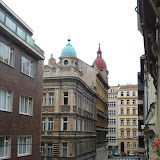The view east from our apartment on Reznicka street