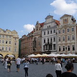 Old Town Square and the Pastel Houses