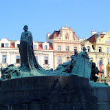 The Jan Hus Memorial in Old Town Square