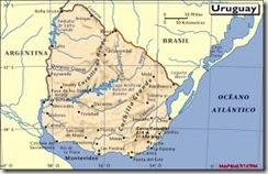 mapa uruguay