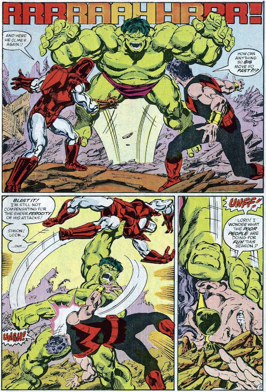 I think a two year old colored in Wonder Man's back.