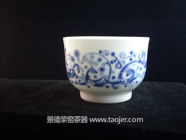 九段烧珍藏版手绘九凤茶杯
