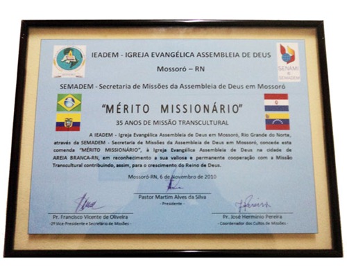 Mérito-Missionário Mérito-Missionário
