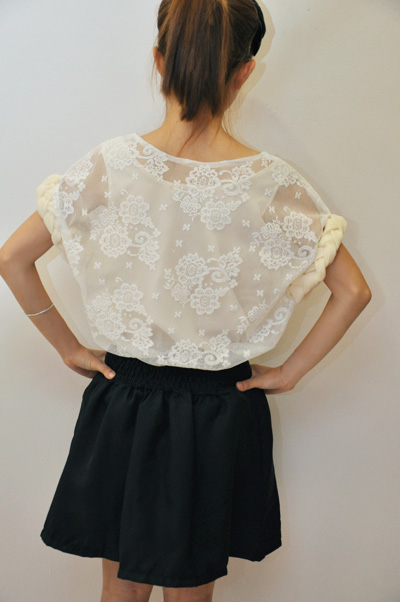 Black Miya Military Skirt