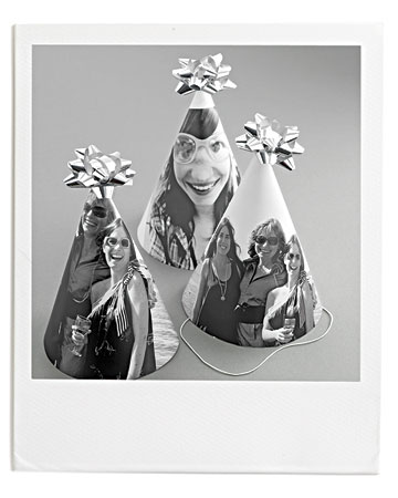 Photo party hat templates