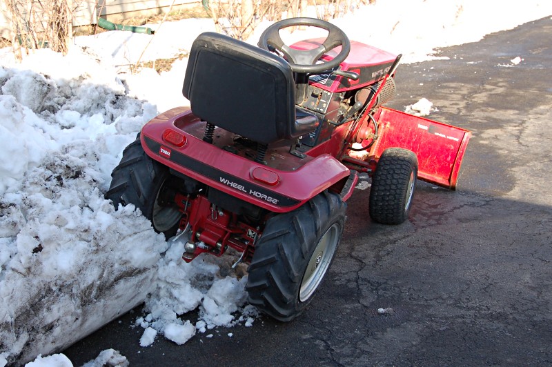 Ag tires for snow Wheel Horse Tractors RedSquare Wheel Horse Forum