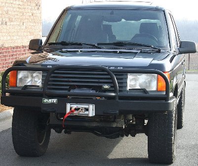 Hey check it out I just had this front bumper built for my P38 Range Rover