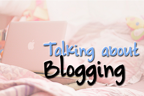 talking about blogging