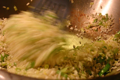 Risotto action shot!