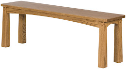 shaker dining bench
