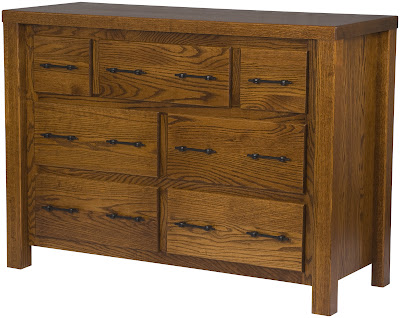 Ashton Bedroom Dresser, Autumn Oak