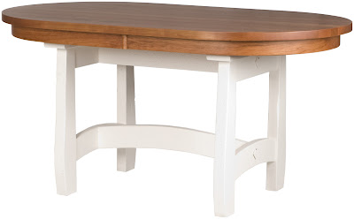 mixed wood dining table