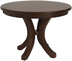 36 Diameter Montrose Dining Table in Mahogany Oak