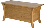 shaker chest shown in natural cherry
