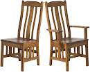 plains mission dining chair