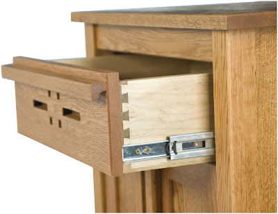 Florence Nightstand in Cinnamon Oak