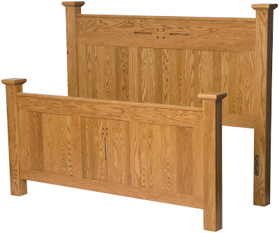 Florence Bed Frame in Cinnamon Oak