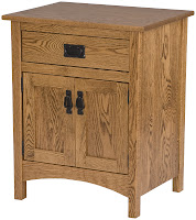 Dakota Nightstand in Rustic Oak
