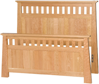 Teton Bed in Oil & Wax Cherry