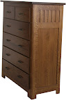 Teton Dresser, Quarter Sawn Oak Hardwood, Rustic Finish