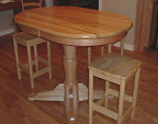 48 x 32 x 36 tall Riverside Dining Table, Oak Hardwood, Natural Finish
