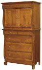 Classic Dresser, Quarter Sawn Oak Hardwood, Rustic Finish