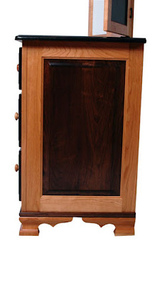 Prairie Dresser, Walnut and Cherry Hardwood, Natural Finish