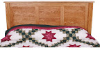 Shaker Bed, Oak Hardwood, Medium Oak
