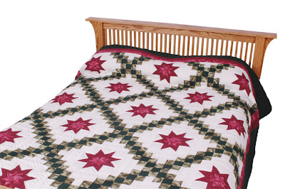 Mission Bed, Oak Hardwood, Medium Finish