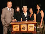 Original Denise Duong painted hope chest signed by George H.W. & Barbara Bush entitled �A piece of History�