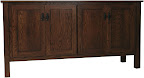 Custom Viroqua File Cabinet, Oak Hardwood, Lexington Finish