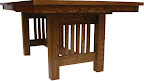 42 x 42 Mission Dining Table, Oak Hardwood, Medium Finish