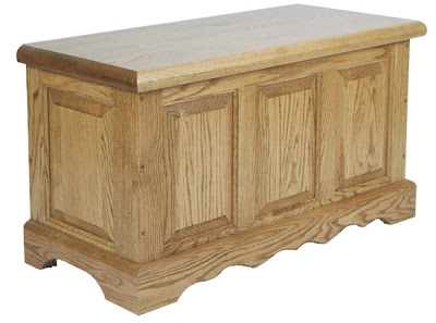 Hope Chest, Oak Hardwood, Honey Finish