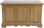 Hope Chest, Quarter Sawn Oak Hardwood, Rustic Finish
