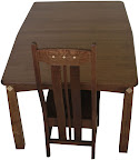 60 x 36 Shaker Dining Table, Raised Maple Diamond Accents, Cherry Hardwood, Chocolate Finish