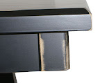 Serenity Table, Distressed Midnight Oak