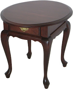 Queen Anne Coffee Table, Cherry Hardwood, Custom Finish