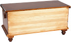 Spring Lotus Cedar Chest, Cherry Hardwood, Antique Finish