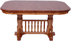 60 x 42 Riverside Dining Table, Oak Hardwood, Medium Finish