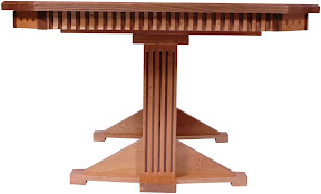 70 x 46 Woodland Dining Table, Walnut and Oak Hardwood, Natural Finish