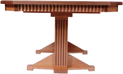 70 x 46 Woodland Dining Table, Walnut and Oak Hardwood, Natural Finish
