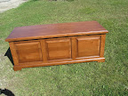 Hudson Cedar Cheste, Quarter Sawn Oak Hardwood, Rustic Finish
