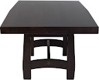 66 x 40 Montreal Dining Table, Timber Edge, Oak Hardwood, Custom Finish